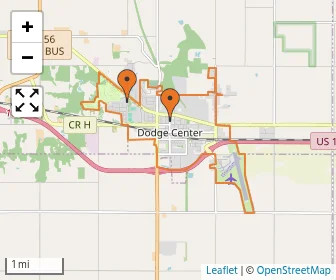 Area schools map